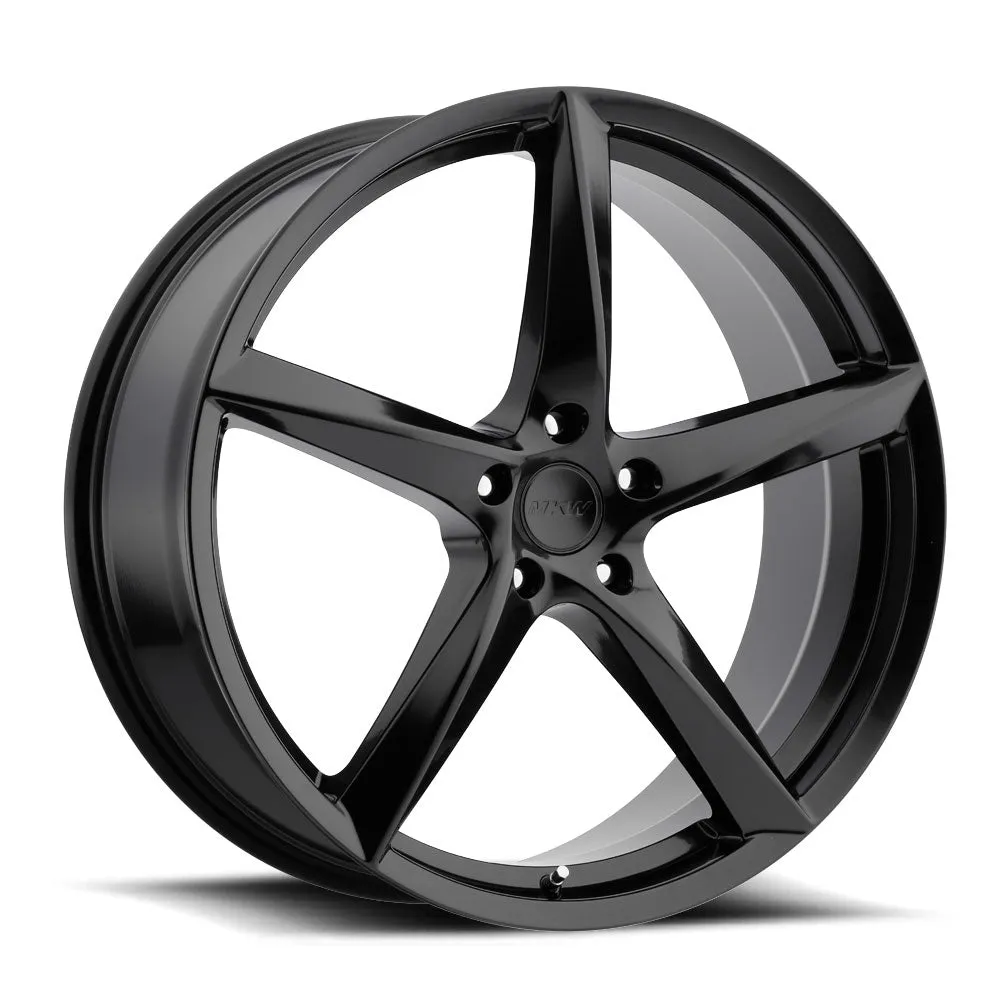 MKW M120 22X9 5X115 20mm Satin Black Wheel