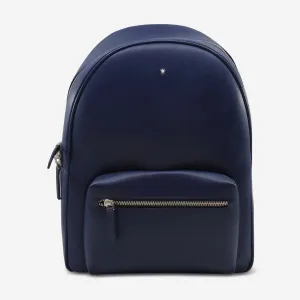 Montblanc Sartorial Indigo Leather Small Backpack 116752