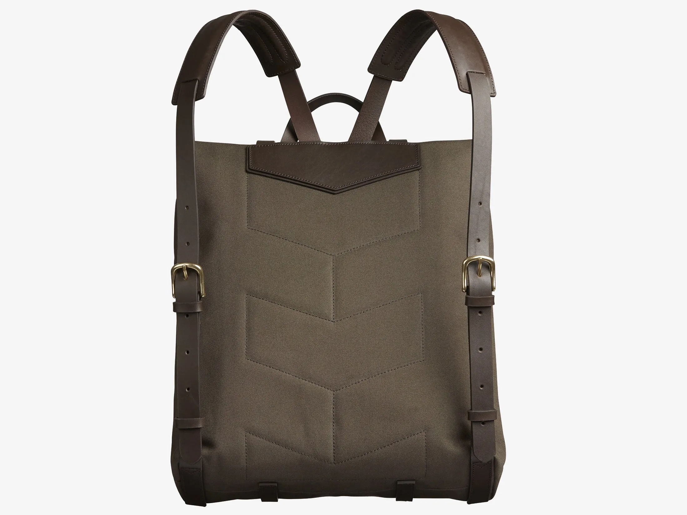 M/S Backpack – Army/Dark Brown