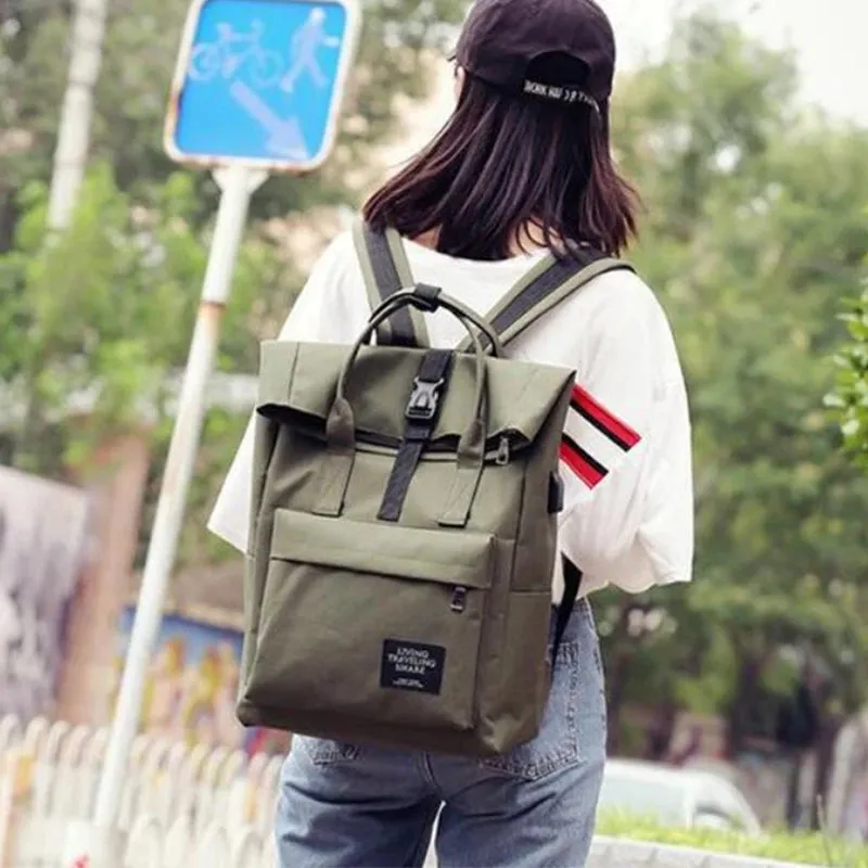 Multi-color Casual Laptop Backpack for Women