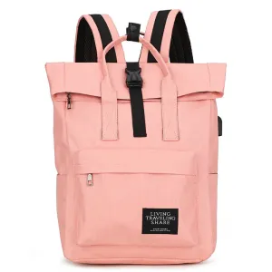 Multi-color Casual Laptop Backpack for Women