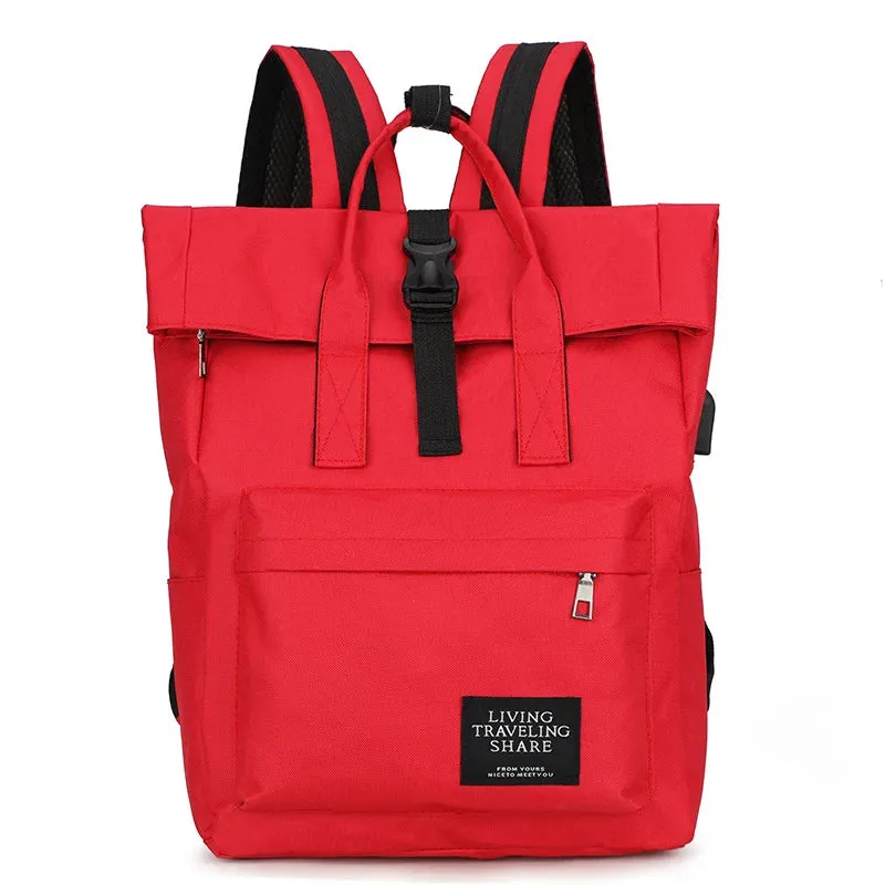 Multi-color Casual Laptop Backpack for Women