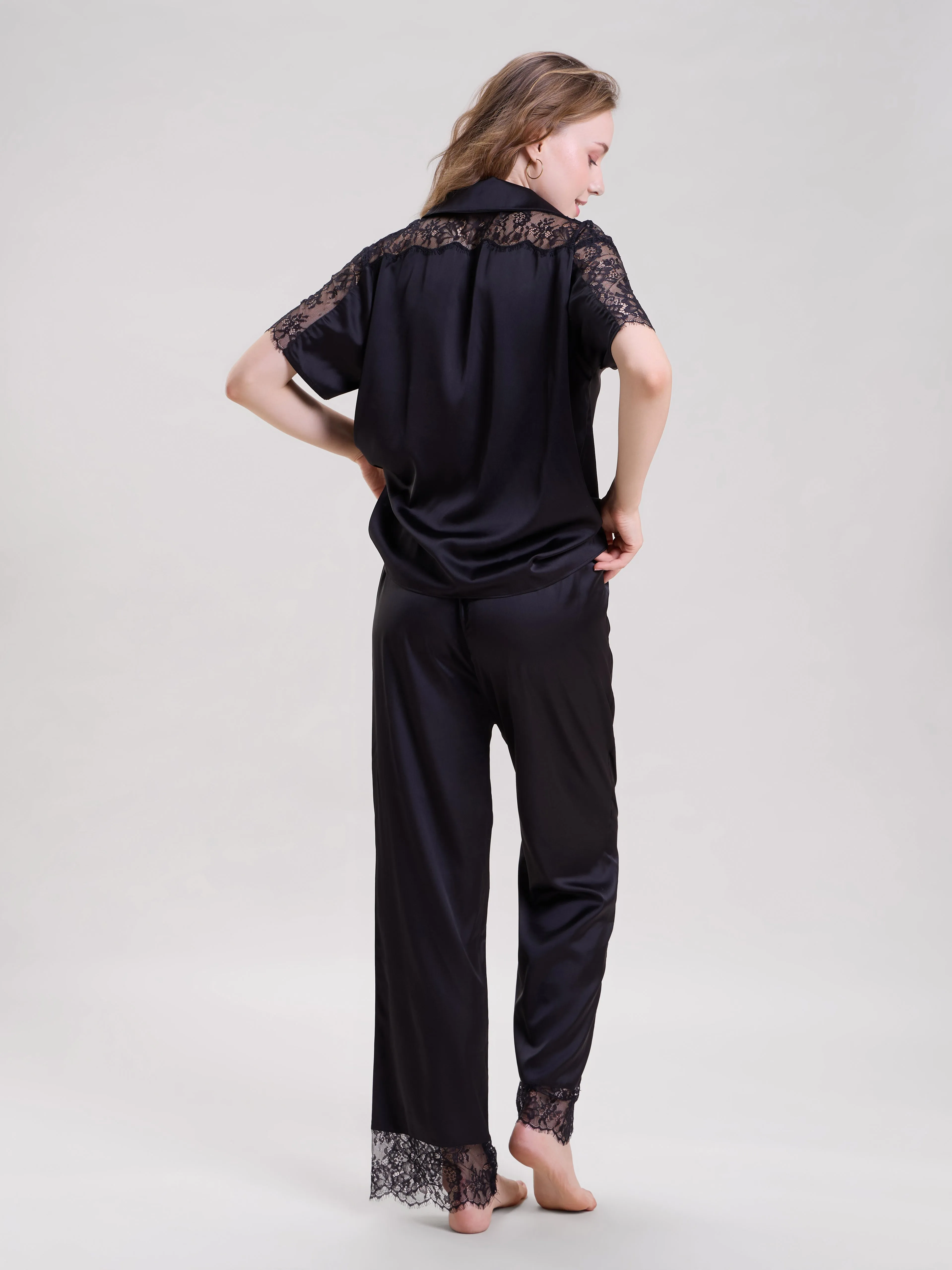 Mysthelle BLACK SHIRT AND PANTS