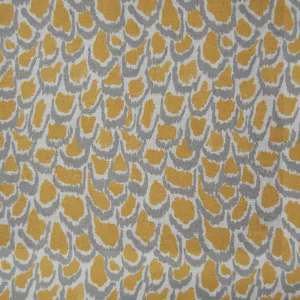 Nada Printed Linen Fabric (By The Metre) Mango