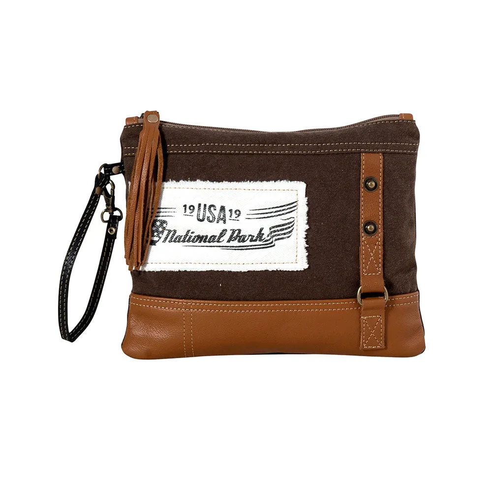 National Park Vintage Look Pouch