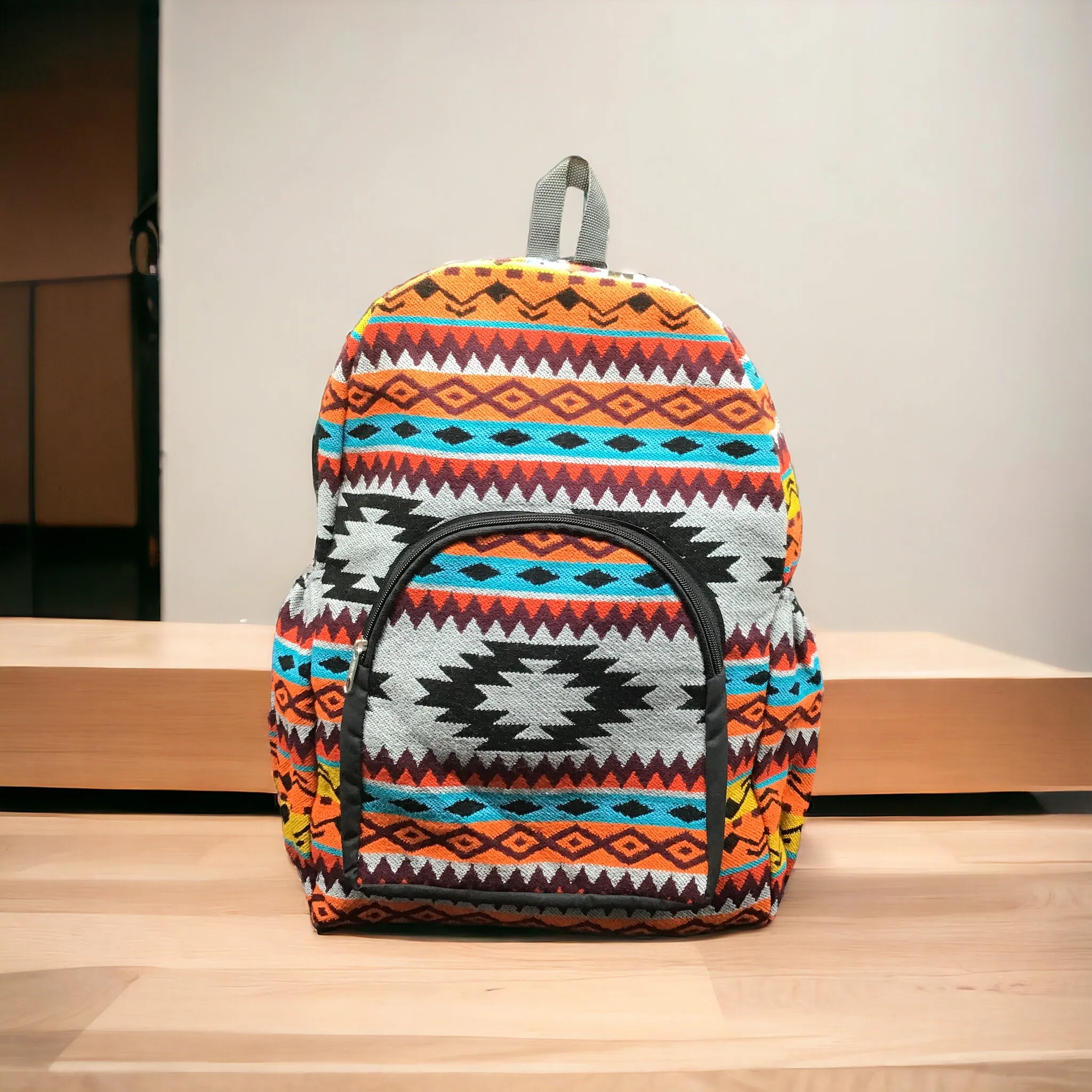 Native Style Orange Backpack