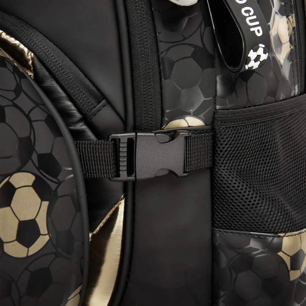 (NET) Football Backpacks For School Boys Kids Set Of 3 Pcs