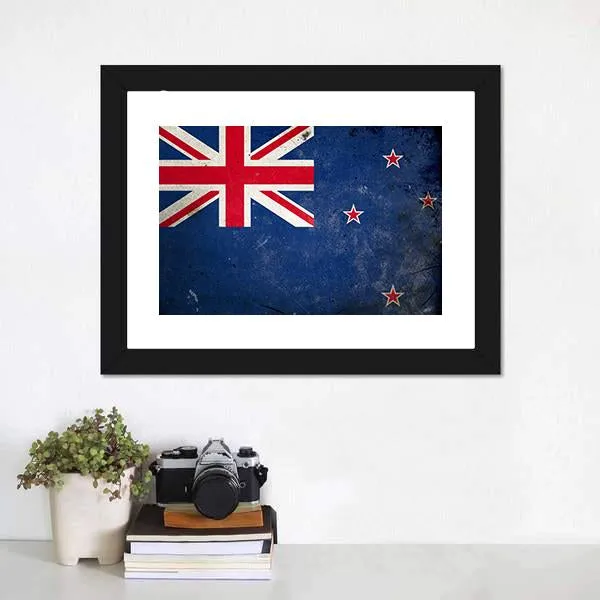 New Zealand Flag Canvas Wall Art