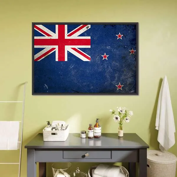 New Zealand Flag Canvas Wall Art