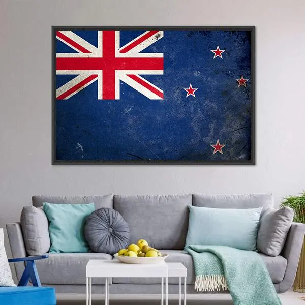 New Zealand Flag Canvas Wall Art