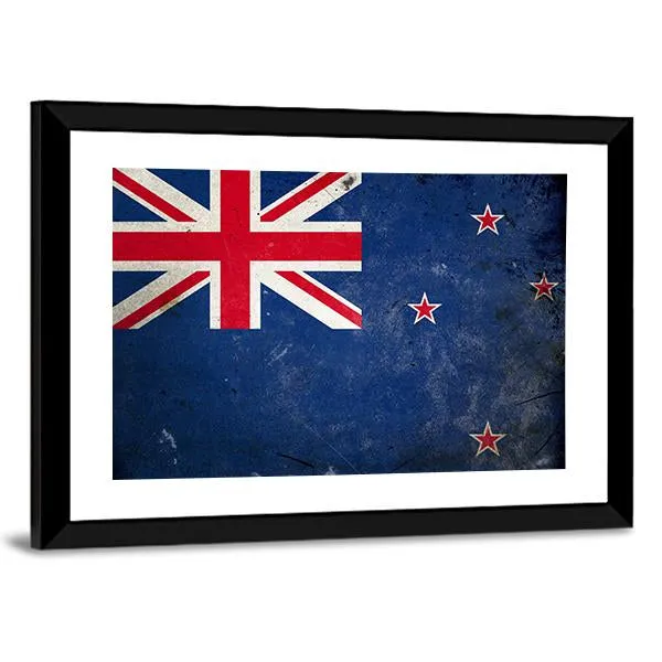 New Zealand Flag Canvas Wall Art