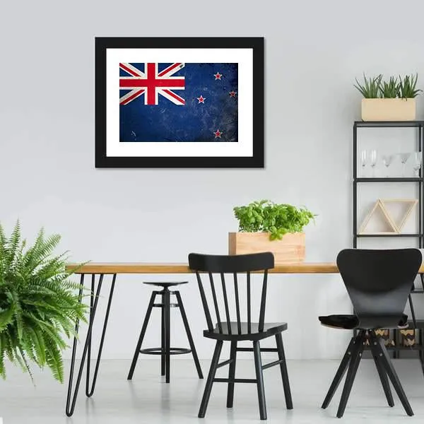 New Zealand Flag Canvas Wall Art