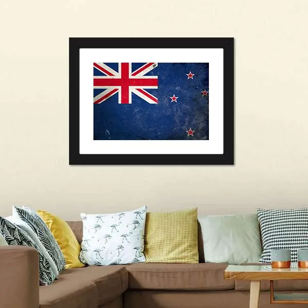 New Zealand Flag Canvas Wall Art