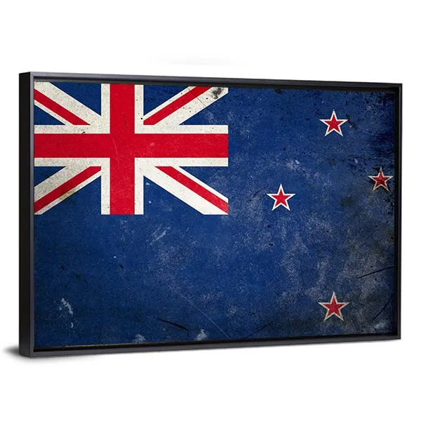 New Zealand Flag Canvas Wall Art