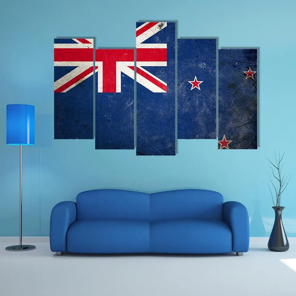 New Zealand Flag Canvas Wall Art