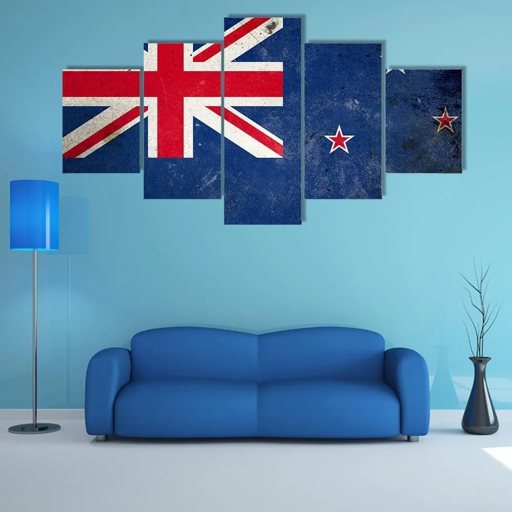 New Zealand Flag Canvas Wall Art