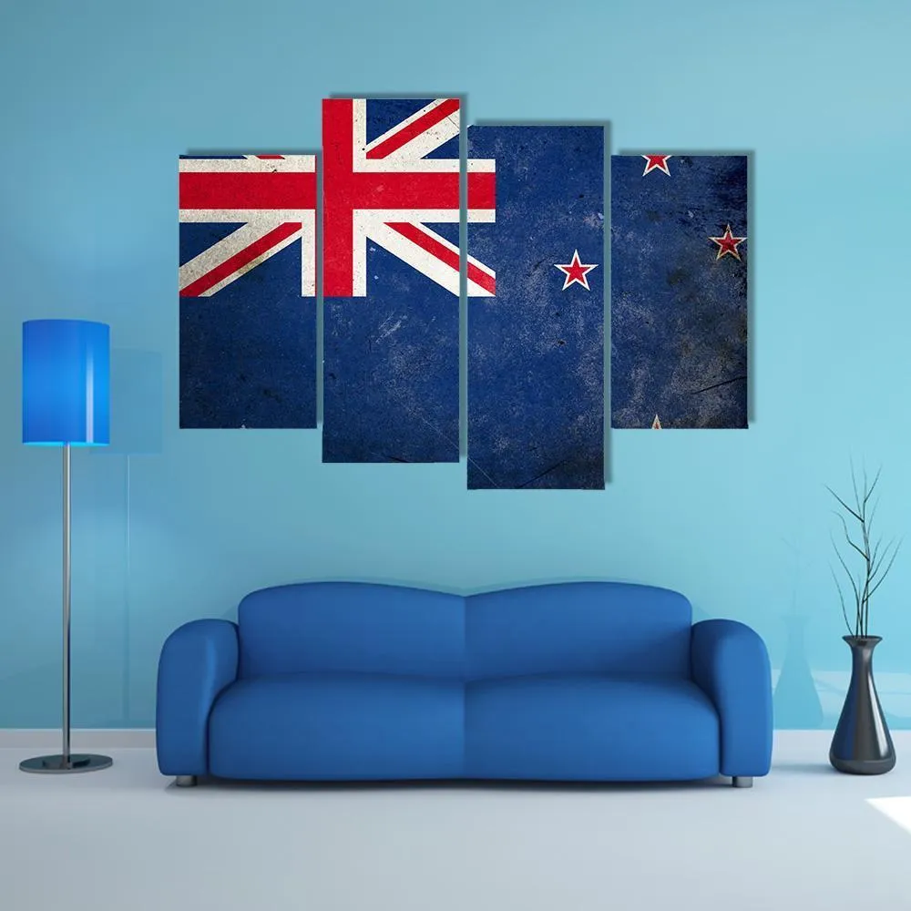 New Zealand Flag Canvas Wall Art