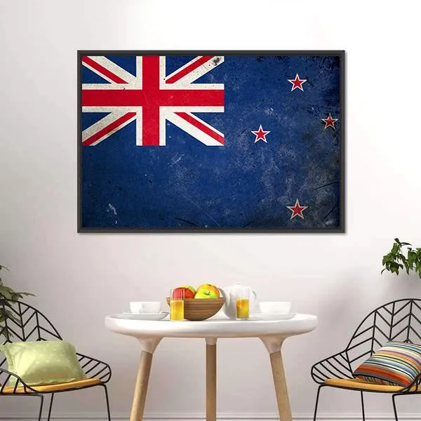 New Zealand Flag Canvas Wall Art