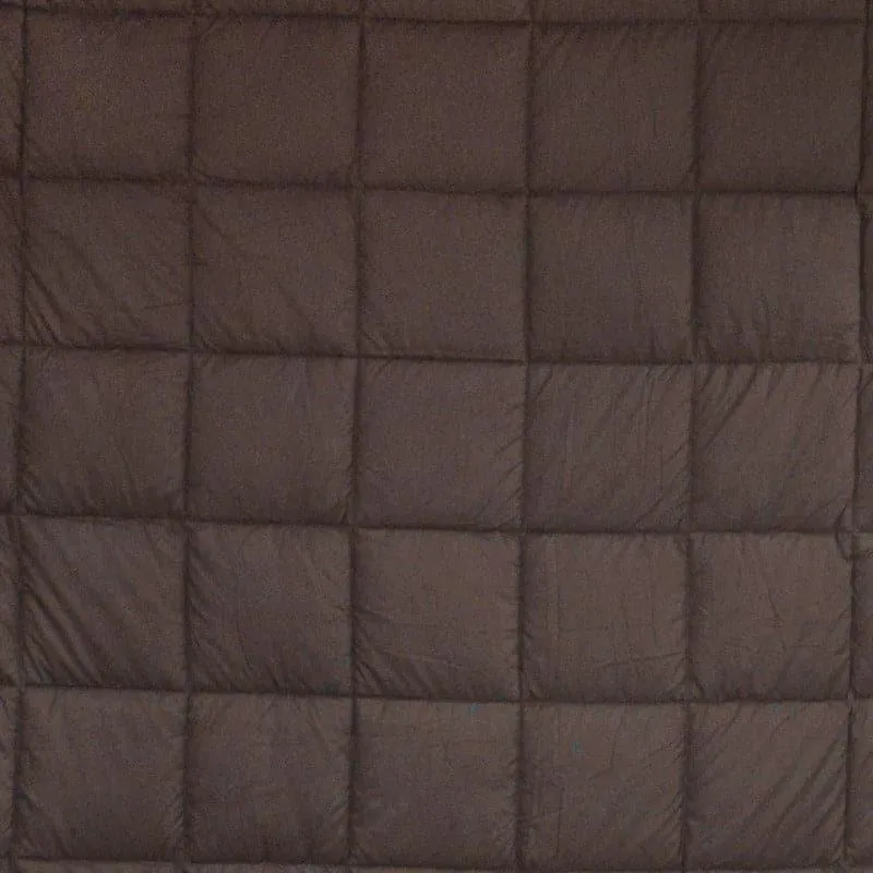 Nova Grided Polyester Comforter (Brown)  - 120 GSM