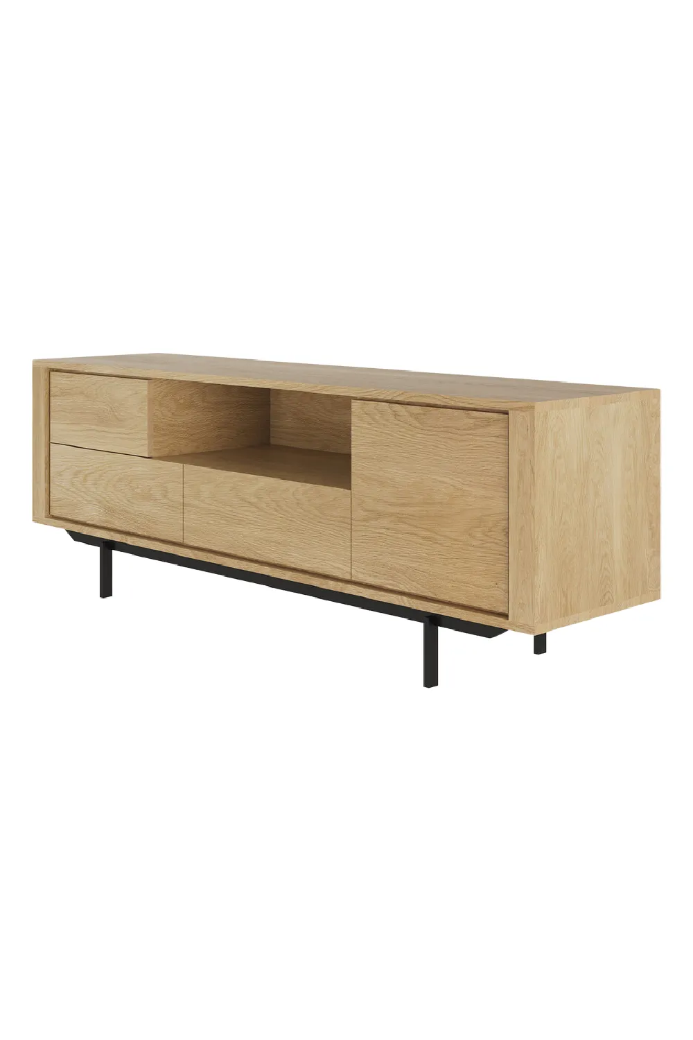 Oiled Oak Media Unit | Ethnicraft Shadow