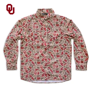 Oklahoma Sooners Camo - Frio Tech Long Sleeve