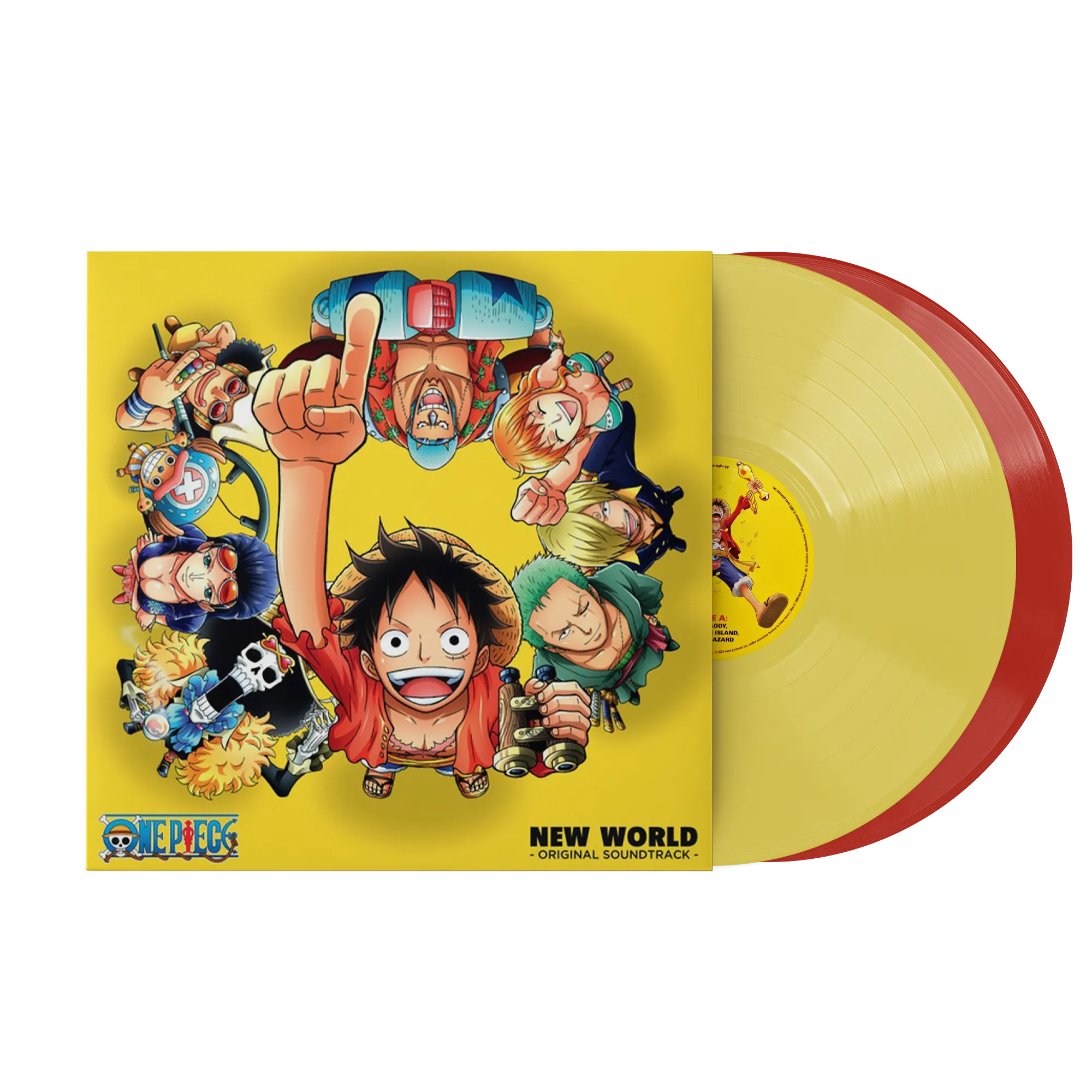 One Piece: New World (Original Soundtrack) - Kohei Tanaka (2xLP Vinyl Record)