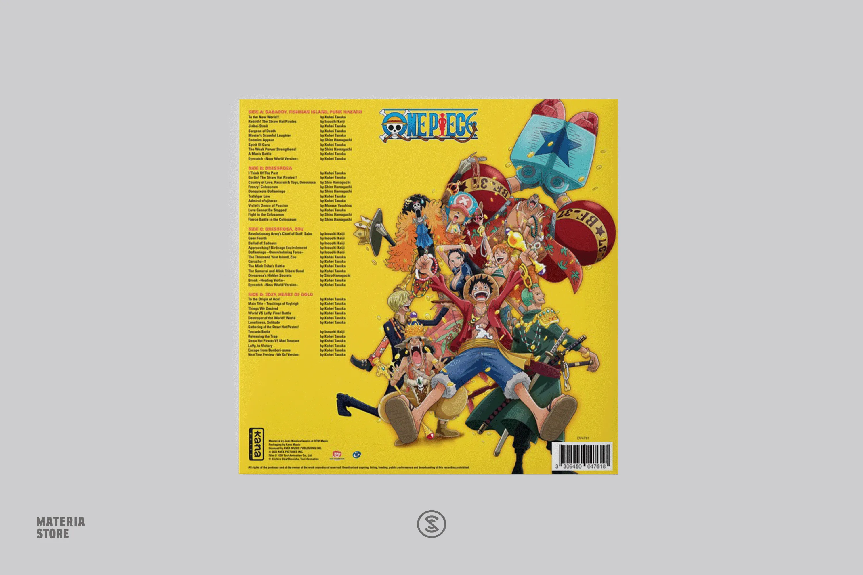 One Piece: New World (Original Soundtrack) - Kohei Tanaka (2xLP Vinyl Record)