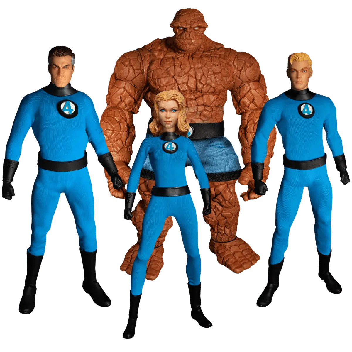 One:12 Collective Marvel Fantastic Four Deluxe Steel Boxed Action Figure Set