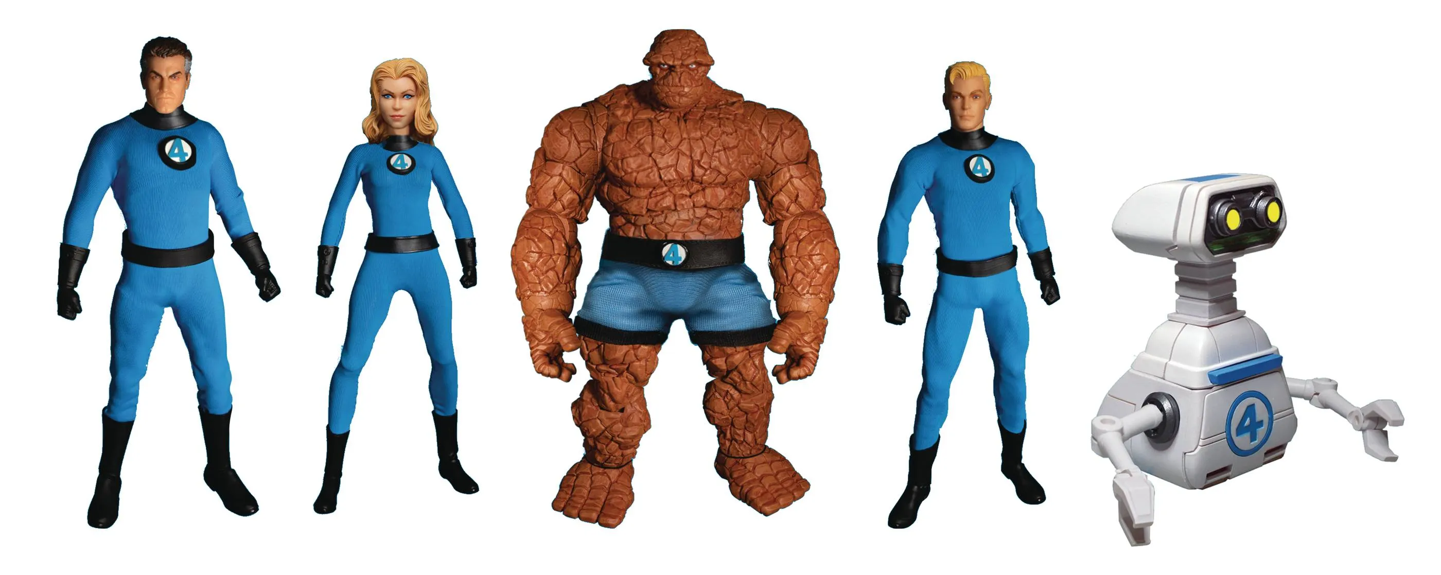 One:12 Collective Marvel Fantastic Four Deluxe Steel Boxed Action Figure Set