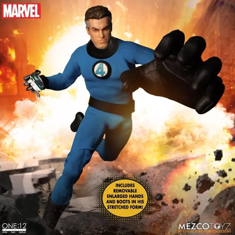 One:12 Collective Marvel Fantastic Four Deluxe Steel Boxed Action Figure Set