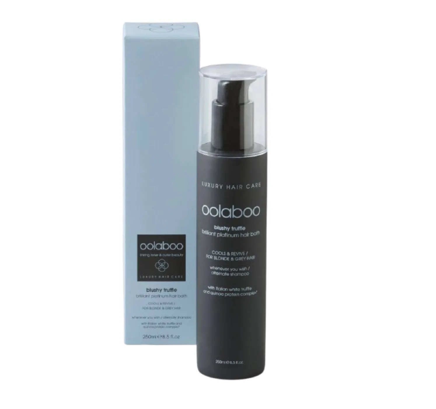 Oolaboo Blushy Truffle Platinum Hair Bath Shampoo 250 ml