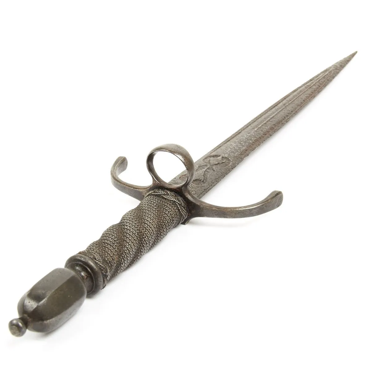 Original 16th Century Scottish Main Gauche Parrying Left Hand Dagger