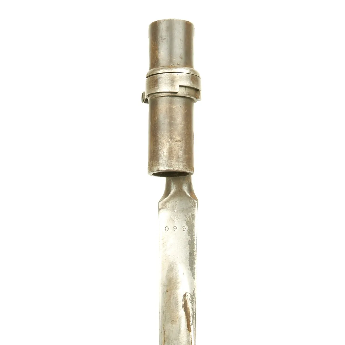 Original British Martini-Henry Rifle P-1876 Socket Bayonet with Nepalese Scabbard