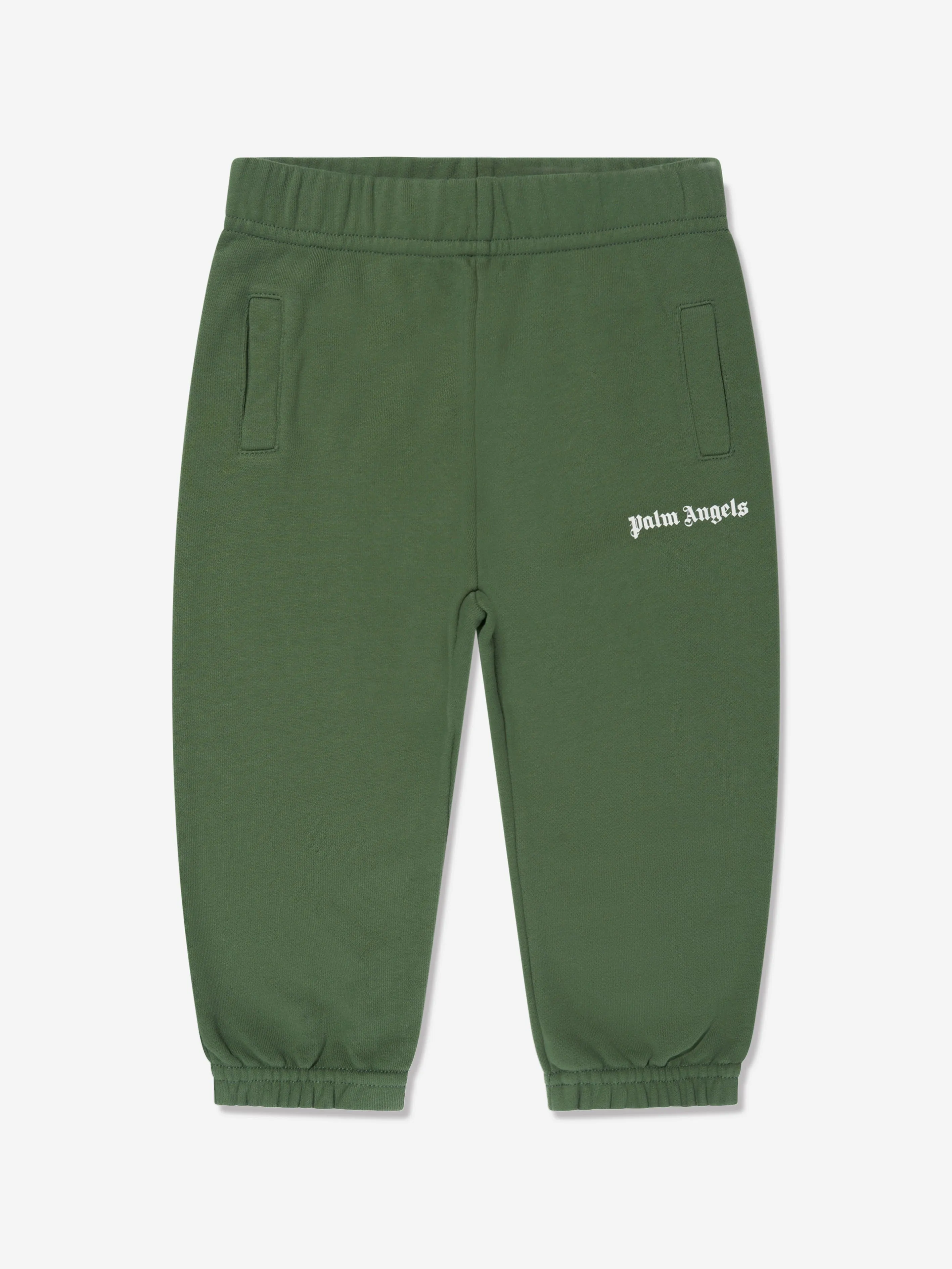 Palm Angels Baby Boys Logo Joggers in Green