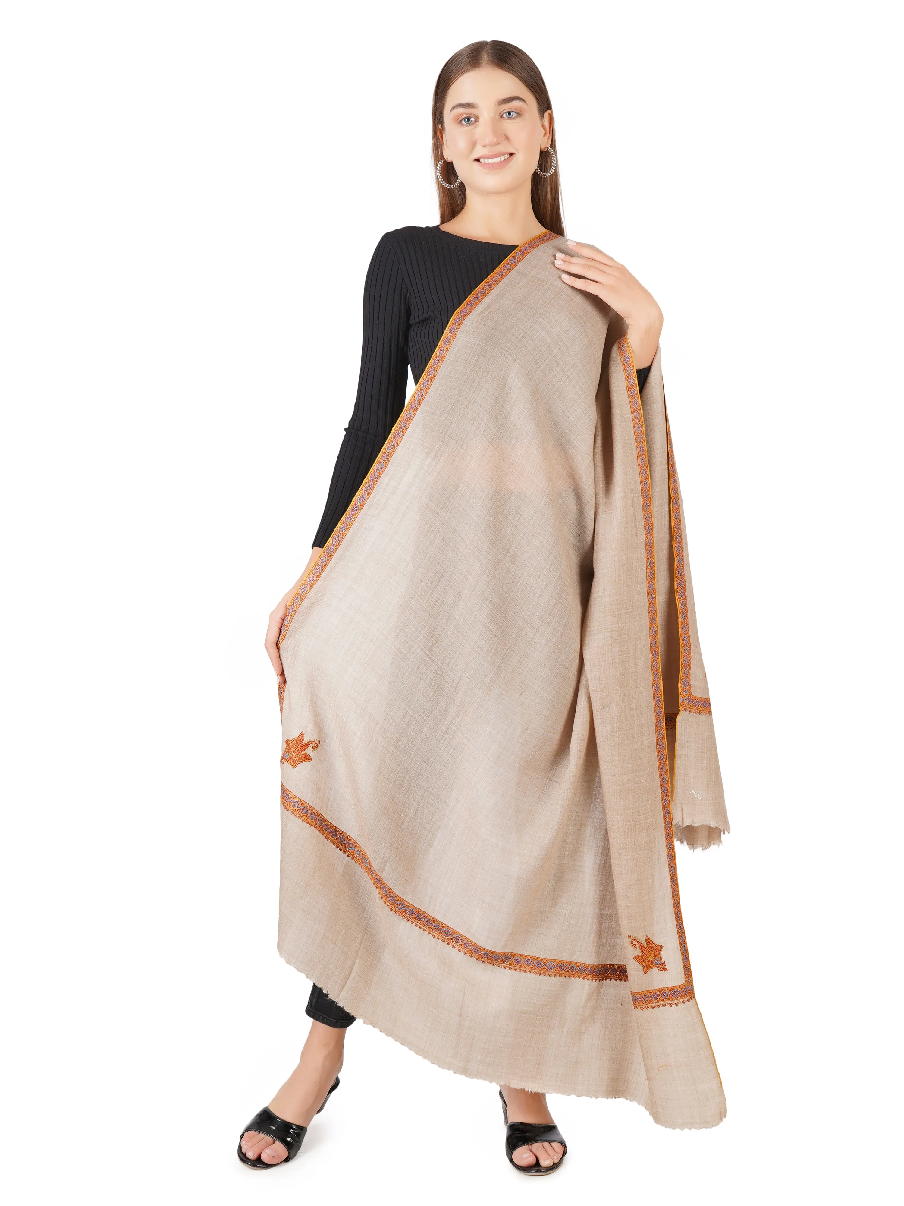 Pashmina Shawl Handwoven : Timeless Elegance for Every Occasion - Natural Toosh