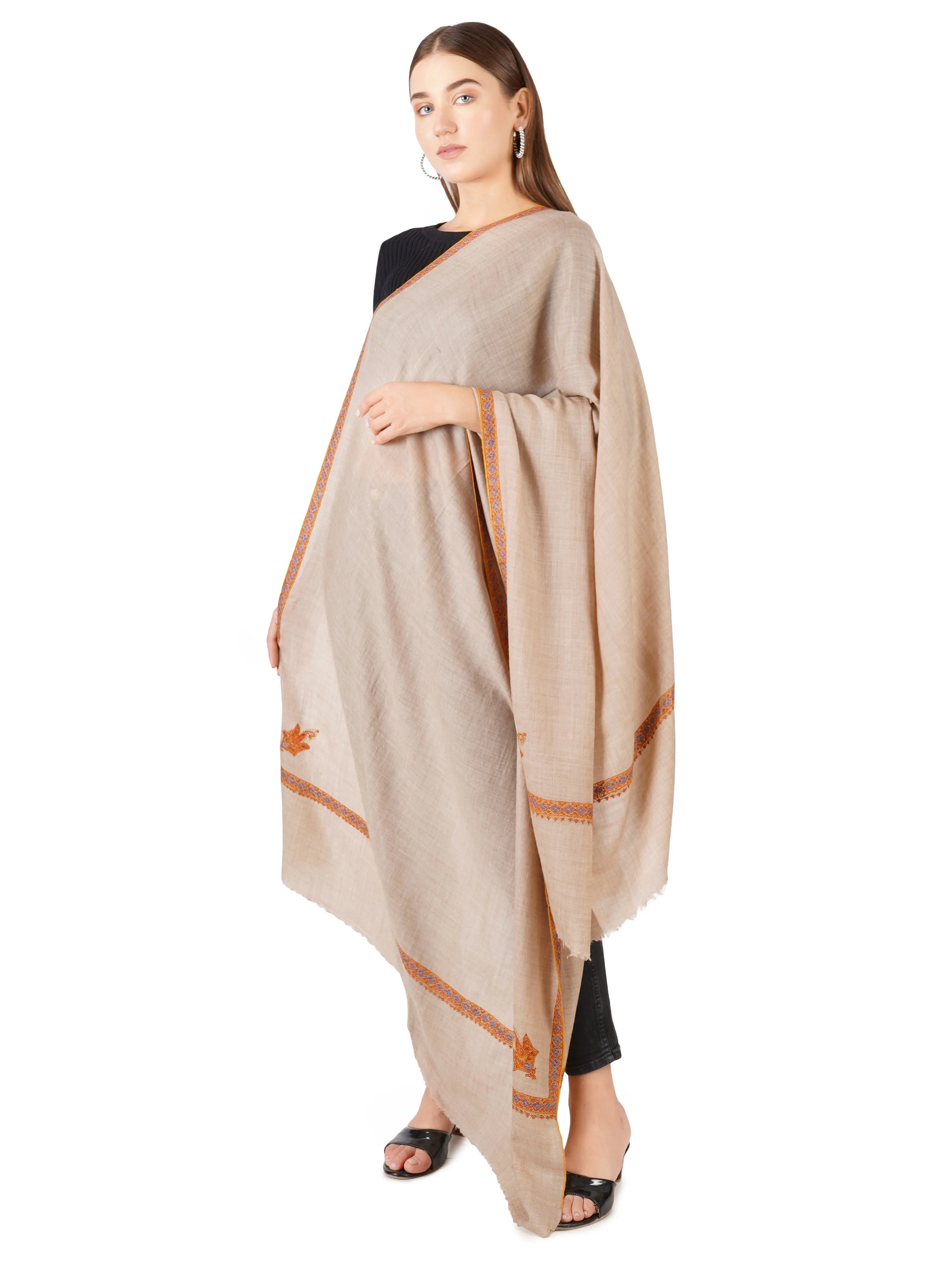 Pashmina Shawl Handwoven : Timeless Elegance for Every Occasion - Natural Toosh