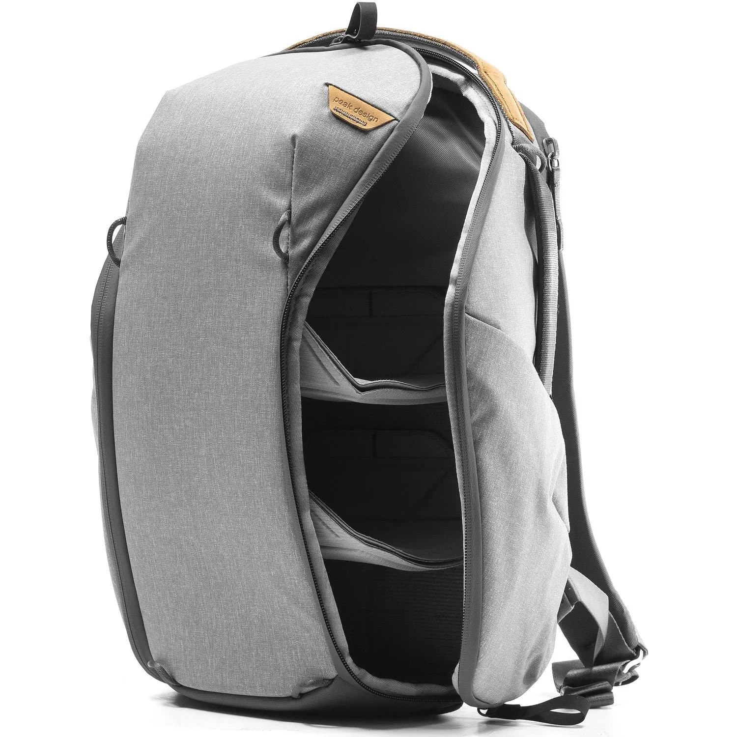 Peak Design Everyday Backpack Zip  (15L, Ash, BEDBZ-15-AS-2)