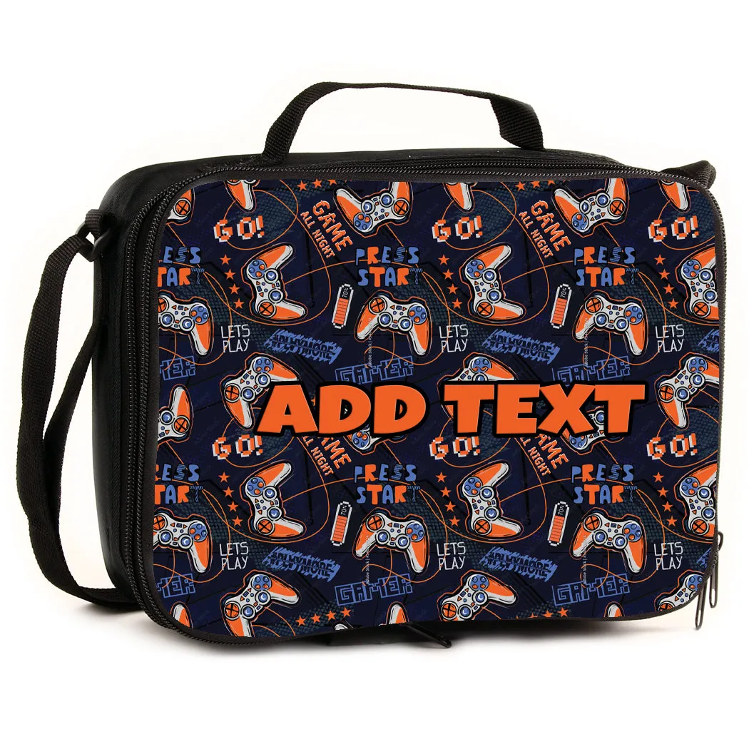 Personalized Backpacks, Lunch Bags, Duffel Bags, or Water Bottles with Full-Color - Gamer