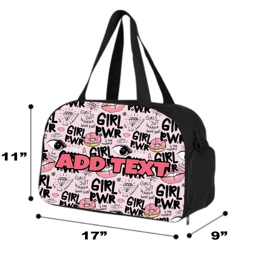 Personalized Backpacks, Lunch Bags, Duffel Bags, or Water Bottles with Full-Color - Girl Power