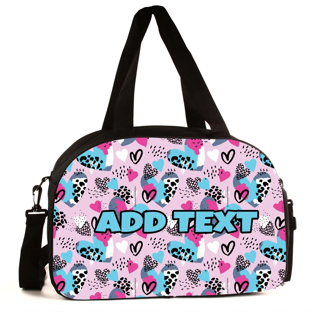 Personalized Backpacks, Lunch Bags, Duffel Bags, or Water Bottles with Full-Color - Sweet Hearts