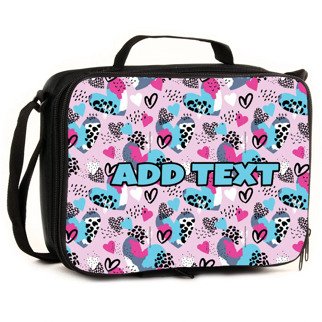 Personalized Backpacks, Lunch Bags, Duffel Bags, or Water Bottles with Full-Color - Sweet Hearts