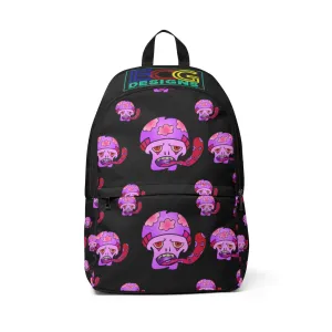 Pink Shroom  Unisex Fabric Backpack