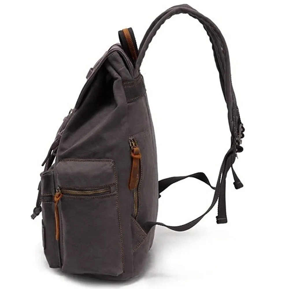 P.KU.VDSL Canvas Vintage Backpack | A-grey