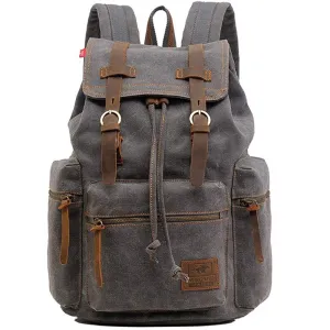 P.KU.VDSL Canvas Vintage Backpack | A-grey