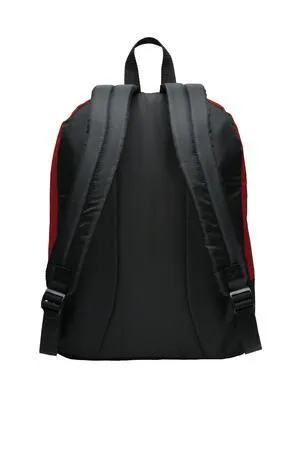 Polyester Backpack With Front Zippered Pocket