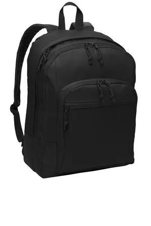 Polyester Backpack With Front Zippered Pocket