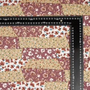 Polyester Flower Pattern Printed Fabric