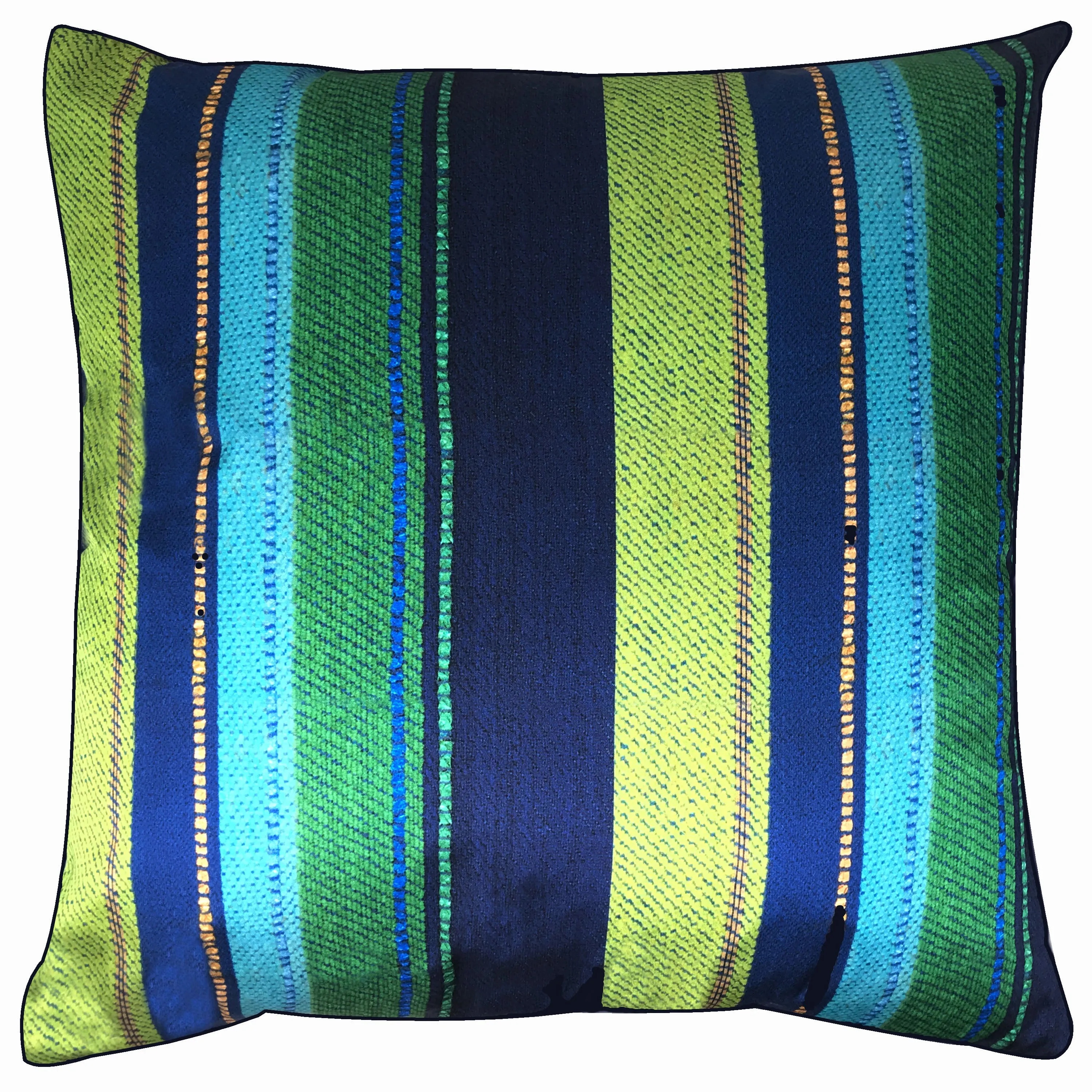 Printed Striped Cushion Cover