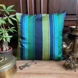 Printed Striped Cushion Cover