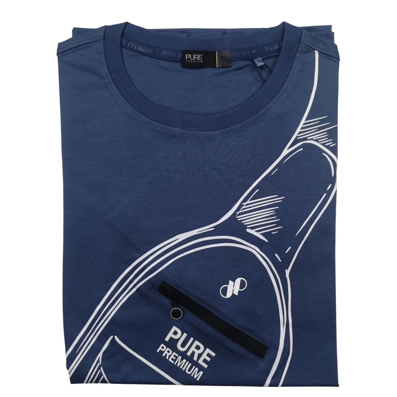 Pure Premium Sling Bag  Blue T-shirt